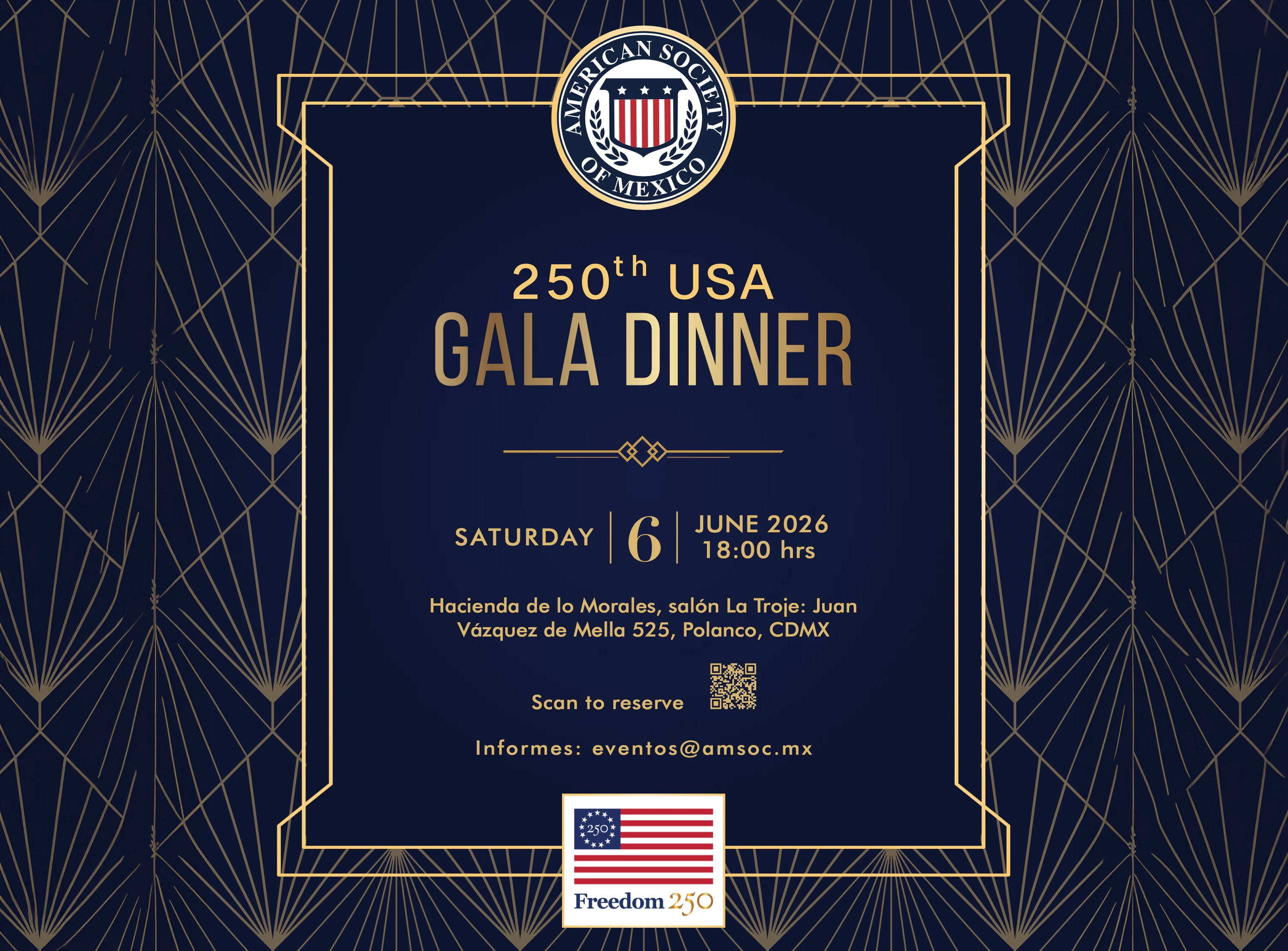 250th USA Gala Dinner